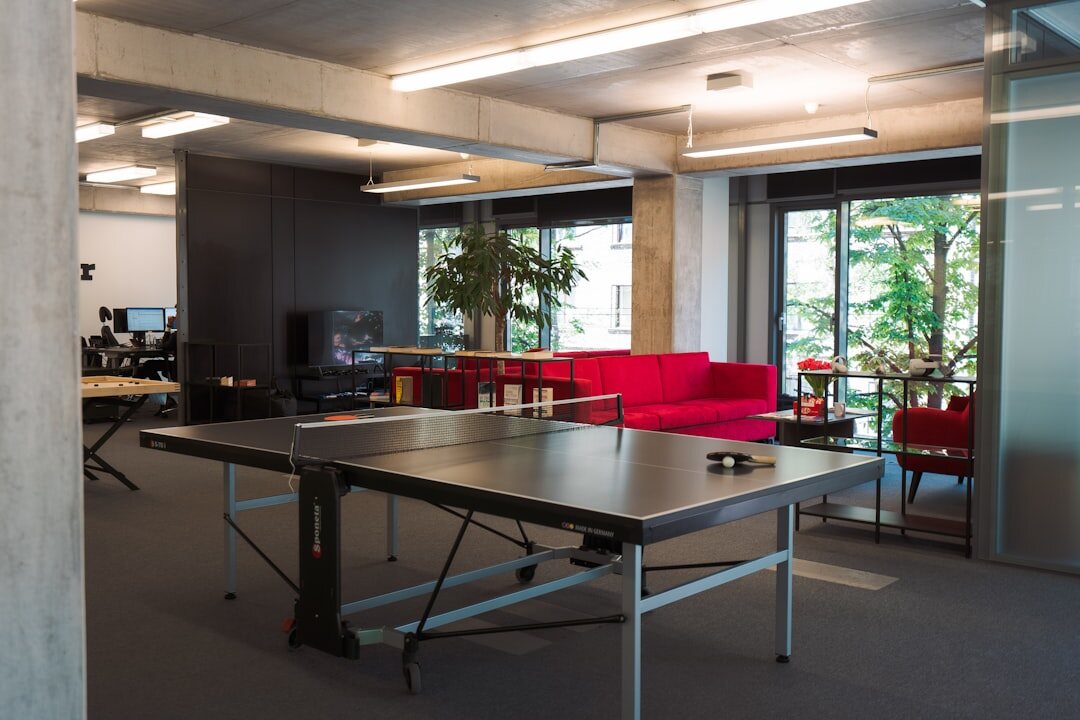 Modern professional office interior with open workspace